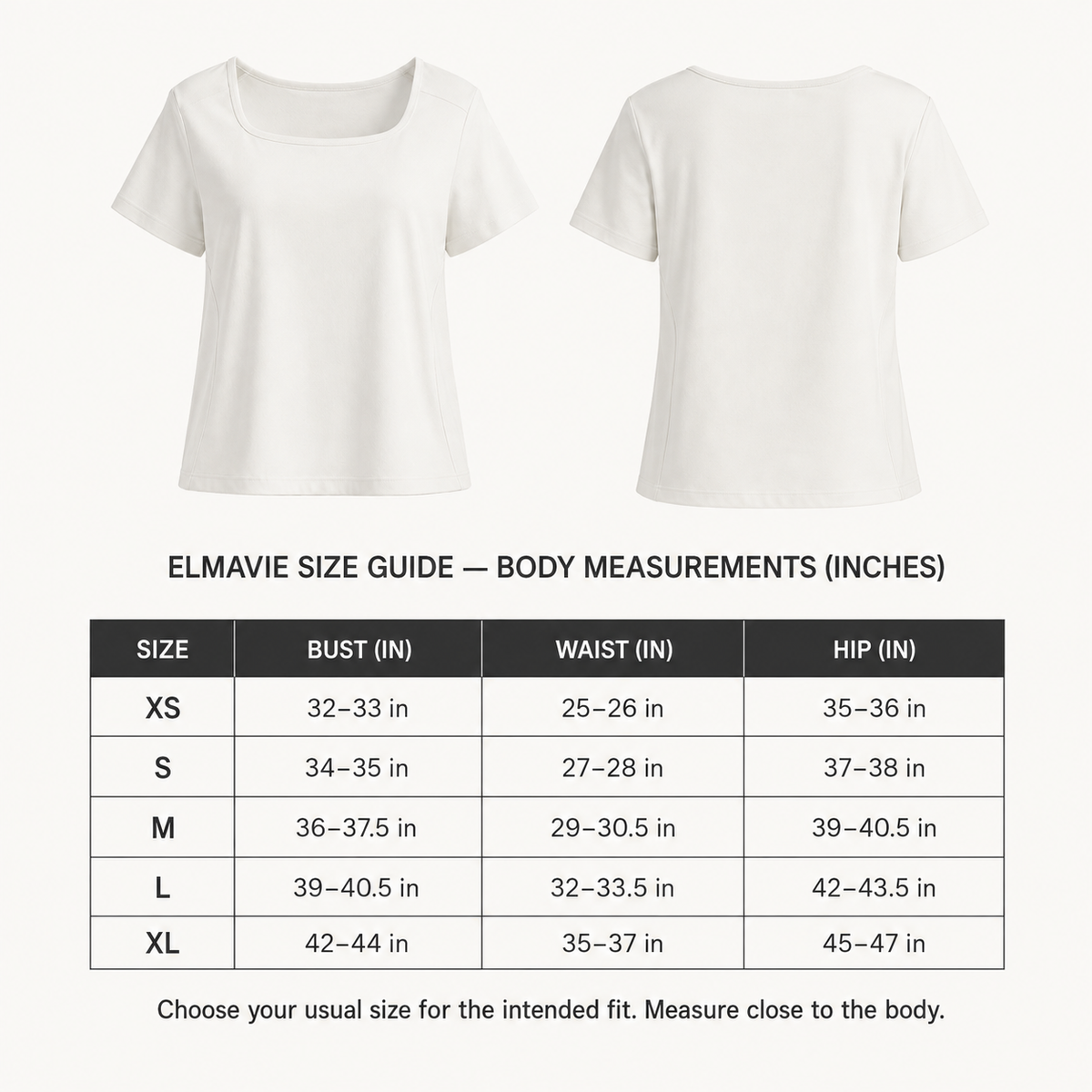 Arc-Seam Everyday Tee