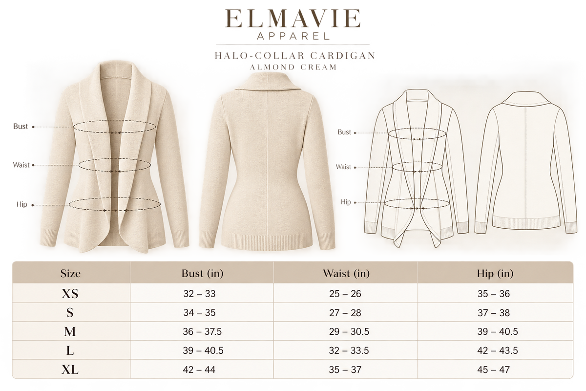 Halo-Collar Cardigan