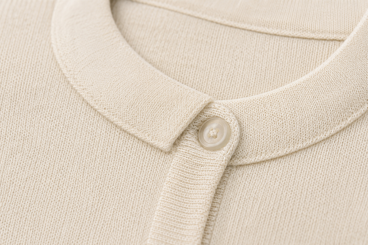 Halo-Collar Cardigan