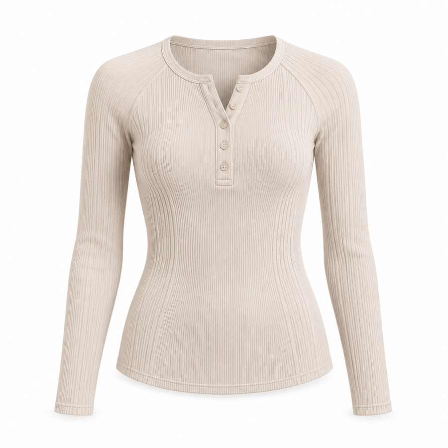 Contour Rib Henley