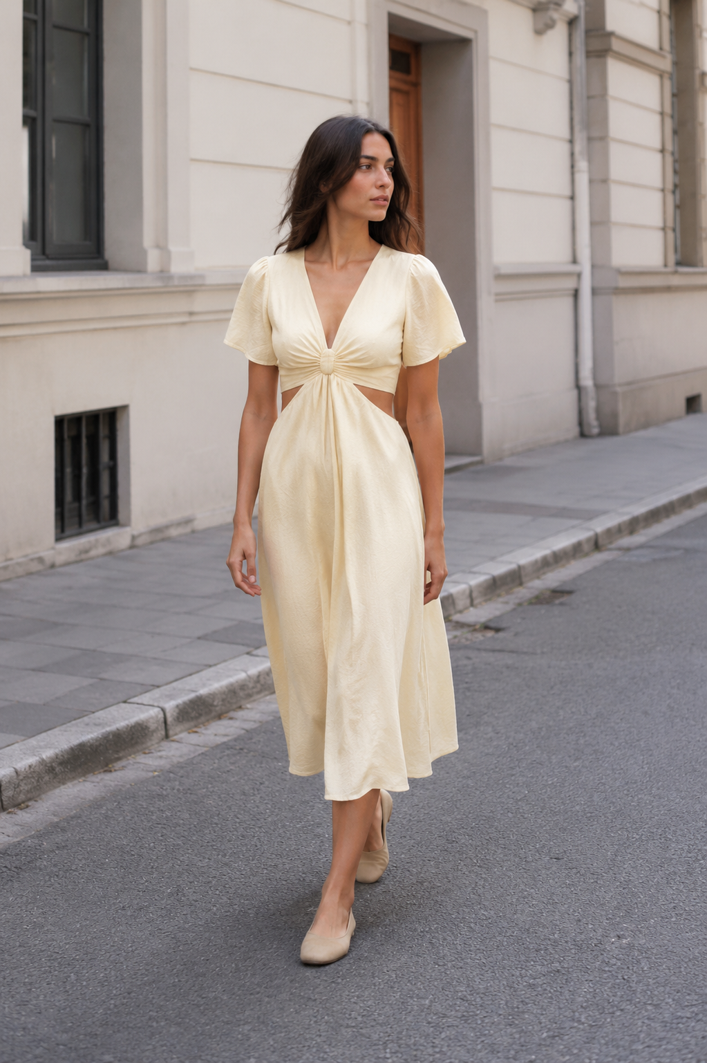 Sunfold Midi Dress