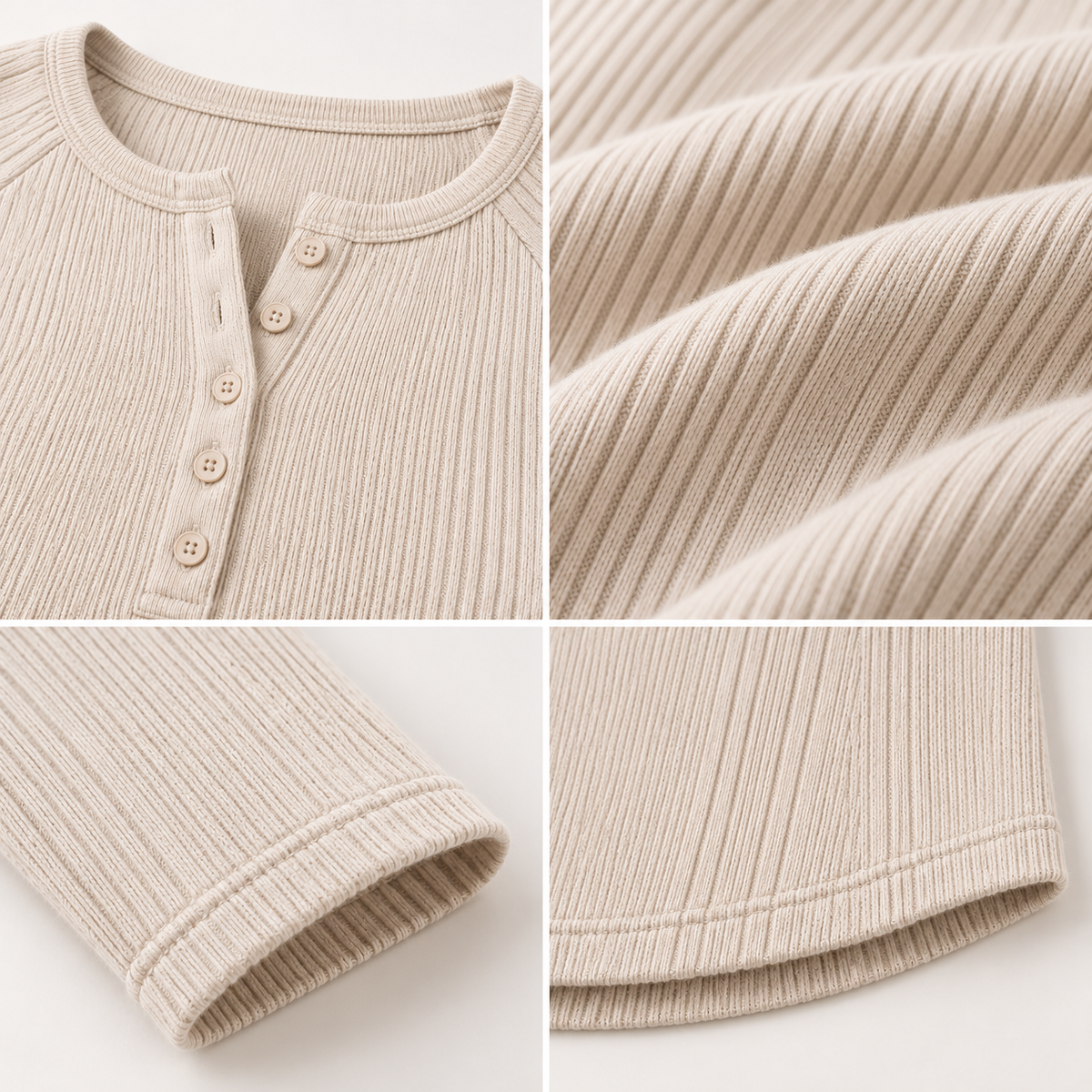 Contour Rib Henley