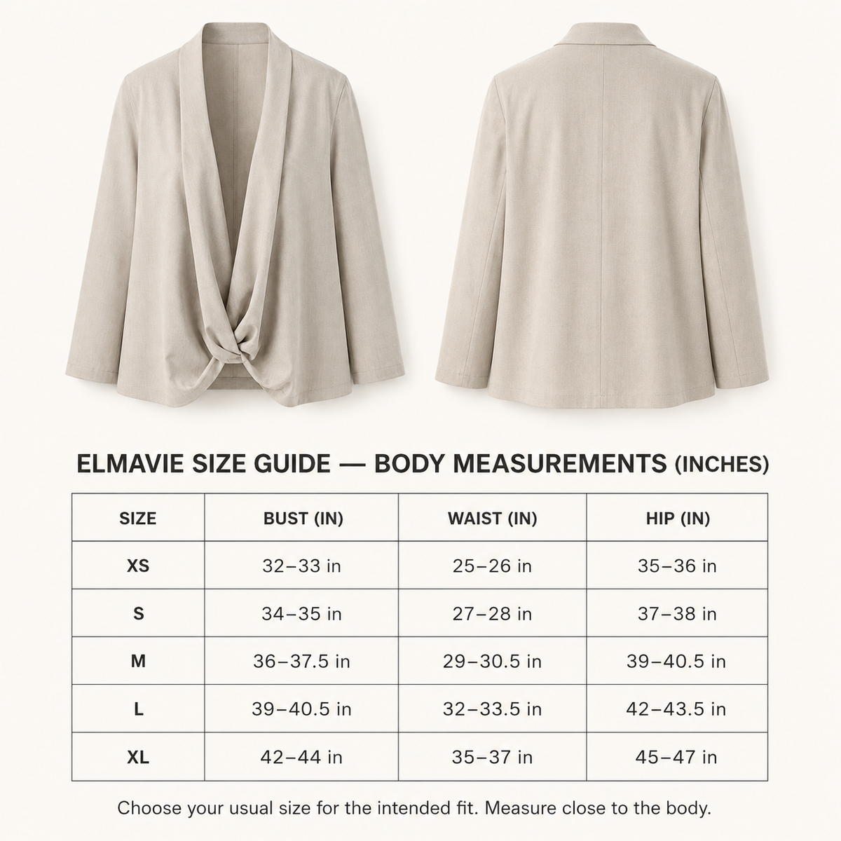 Drape-Loop Open Jacket
